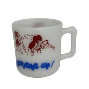 Vintage Anchor Hocking Souvenir Niagara Falls Mug - SMALL - Holds 5 oz.